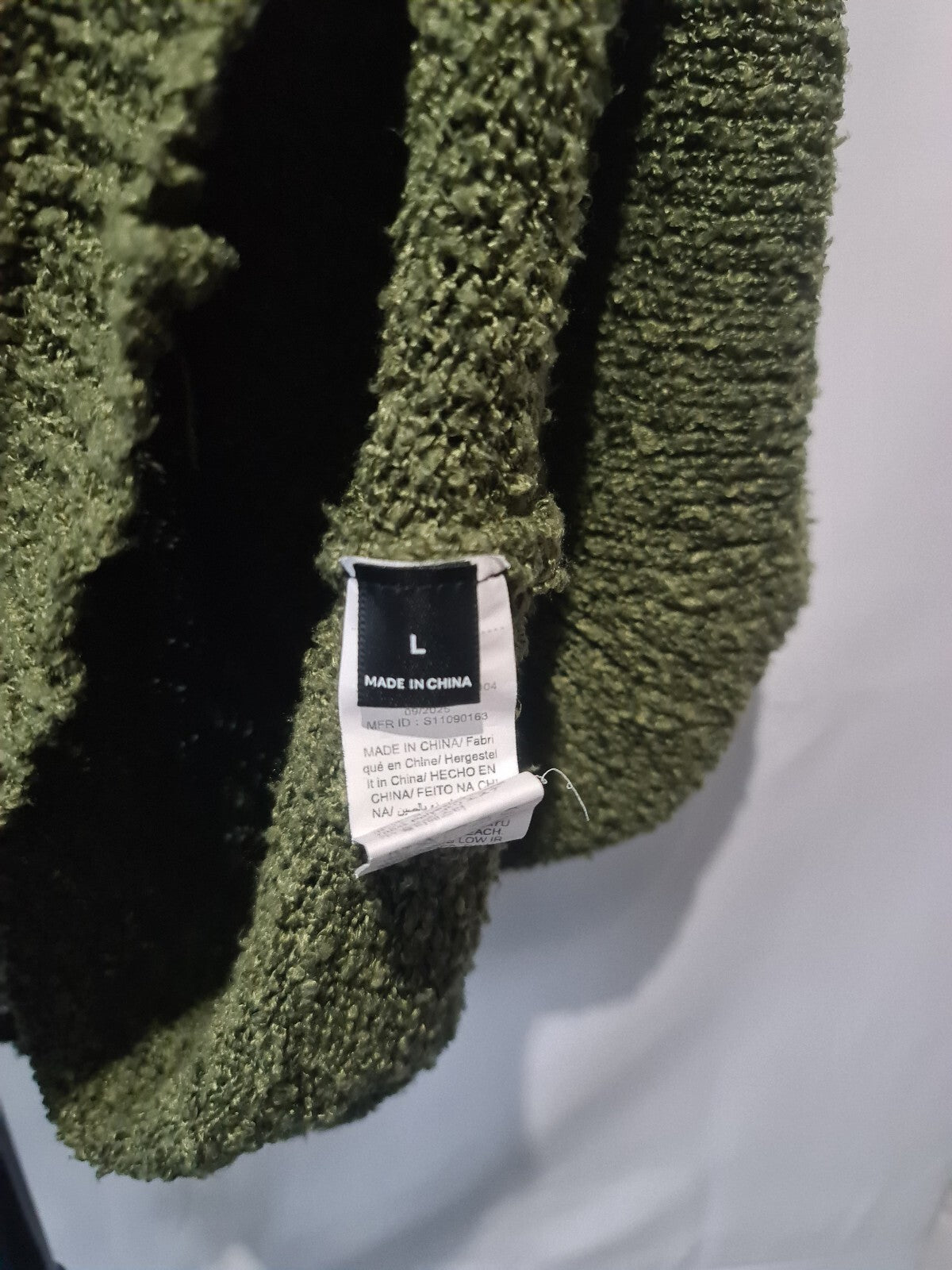 Vero Moda olive textured poncho top