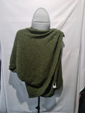 Vero Moda olive textured poncho top