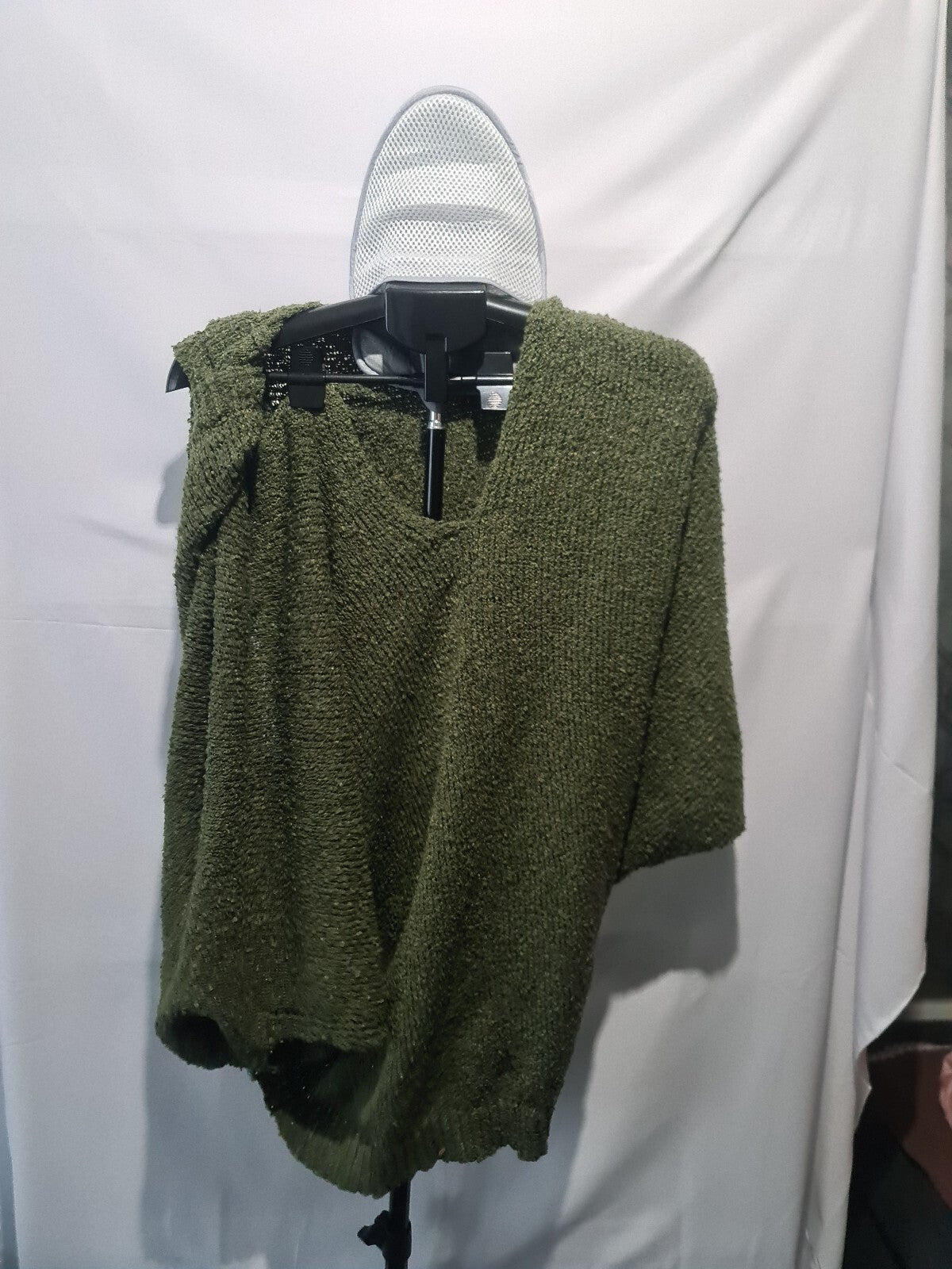 Vero Moda olive textured poncho top