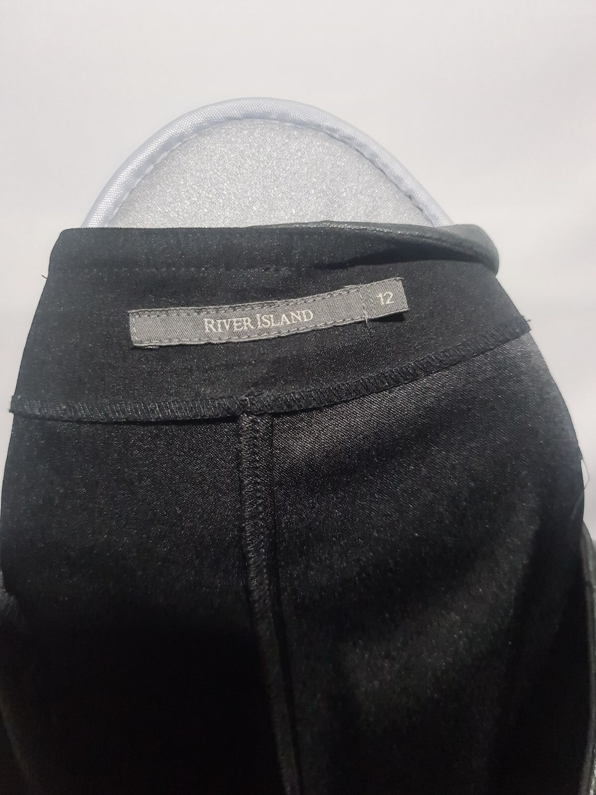 Per Una black straight leg trousers