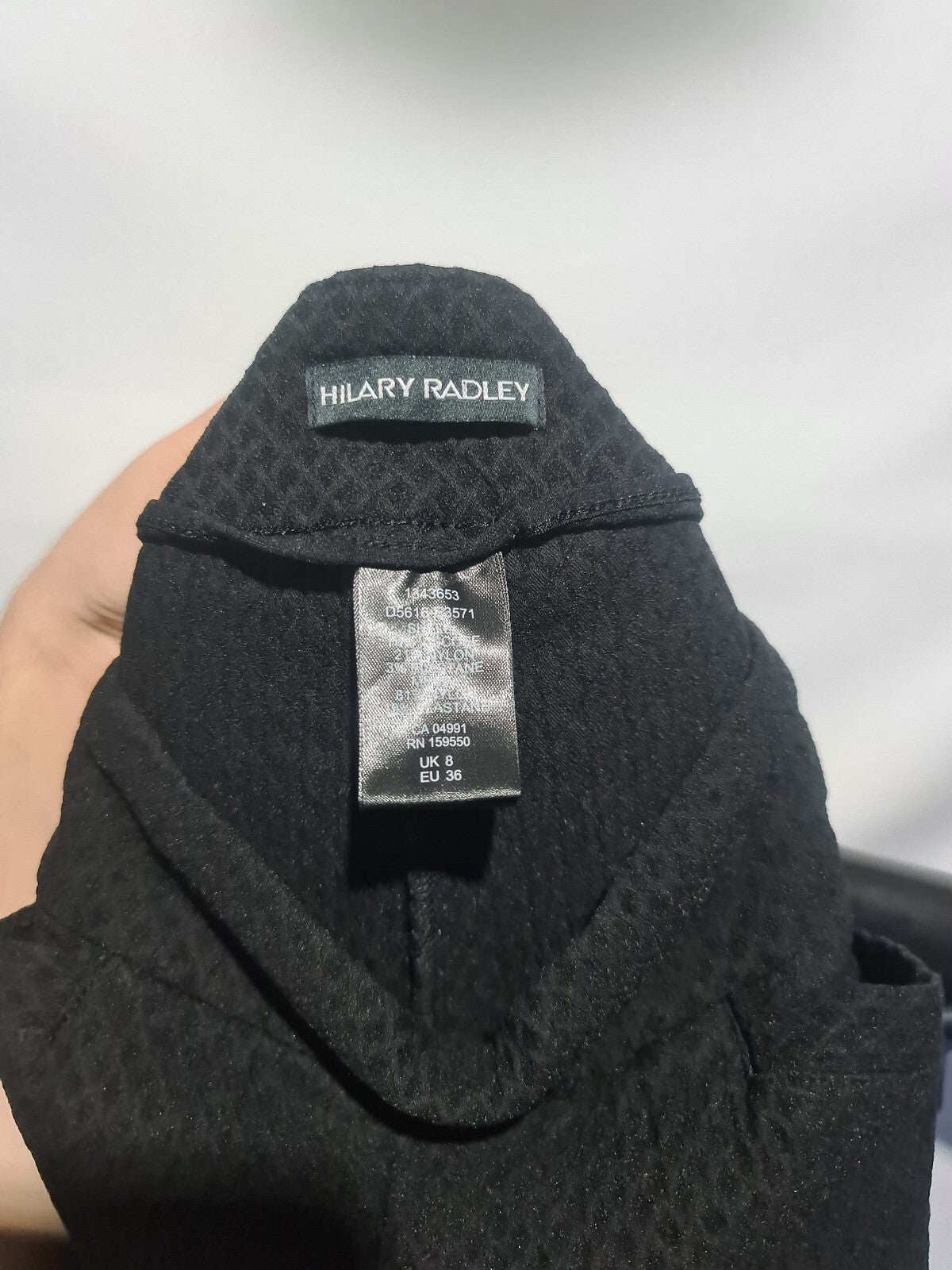 Hilary Radley black cropped trousers