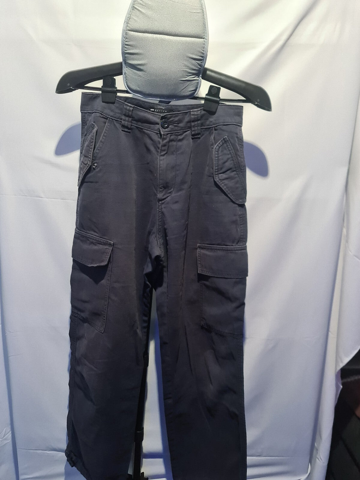 Good Design navy cargo trousers