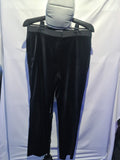 M&S Collection black velvet trousers