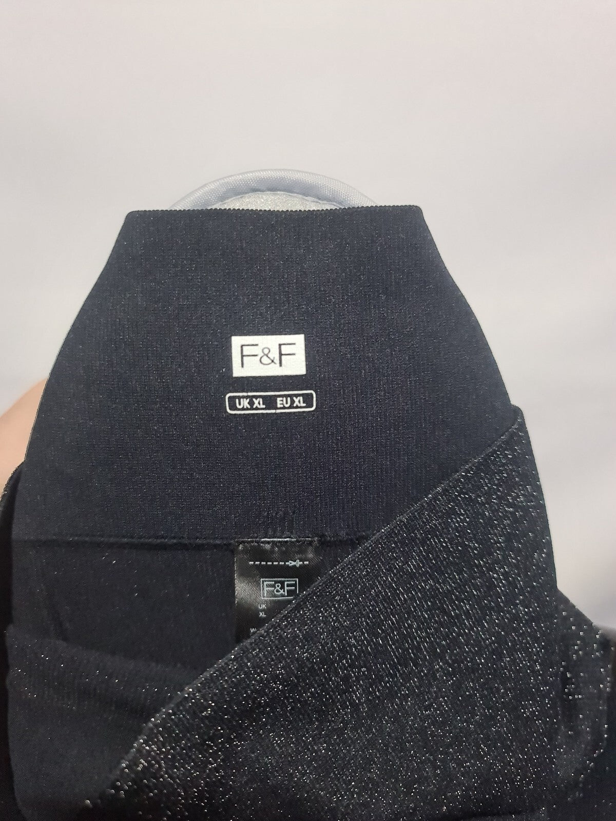 F&F charcoal glitter leggings