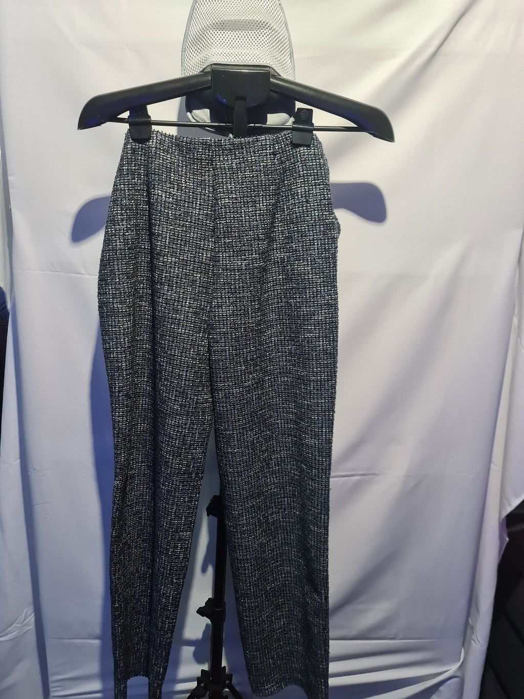 Et Vous grey knit wide leg trousers