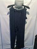 Navy loose fit trousers