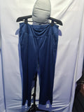 Blue loose fit trousers