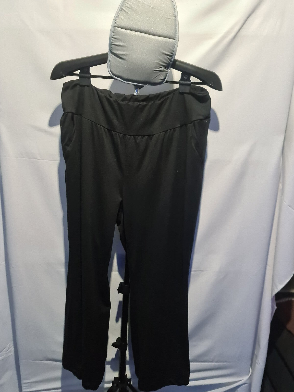 Black loose fit trousers