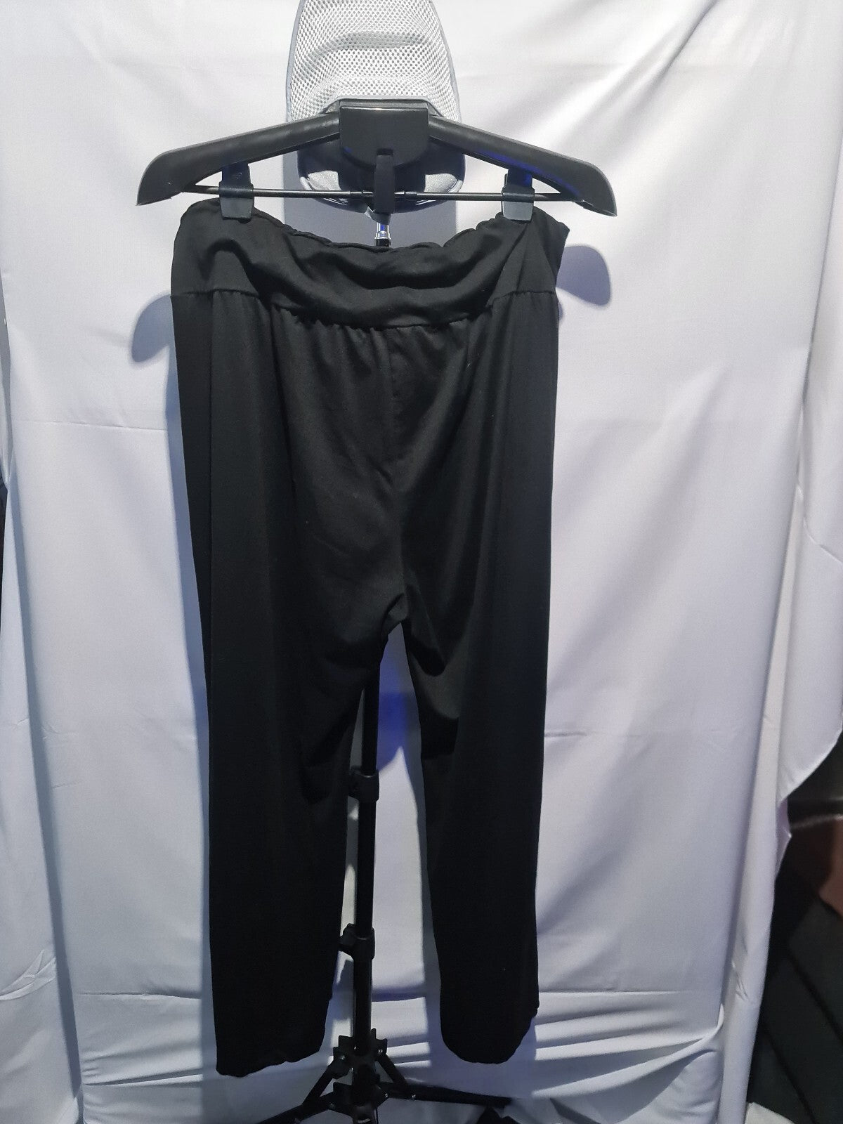 Black loose fit trousers