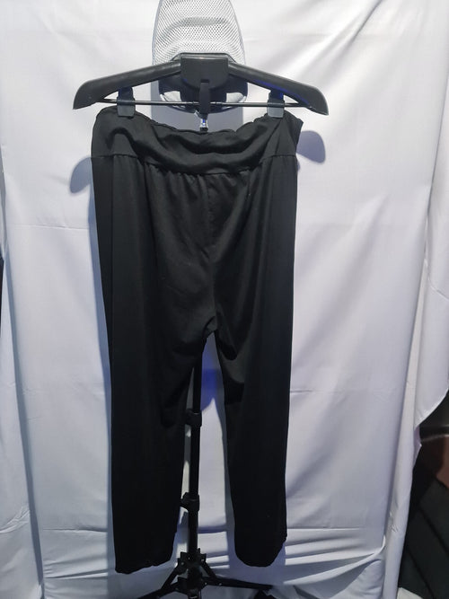 Black loose fit trousers