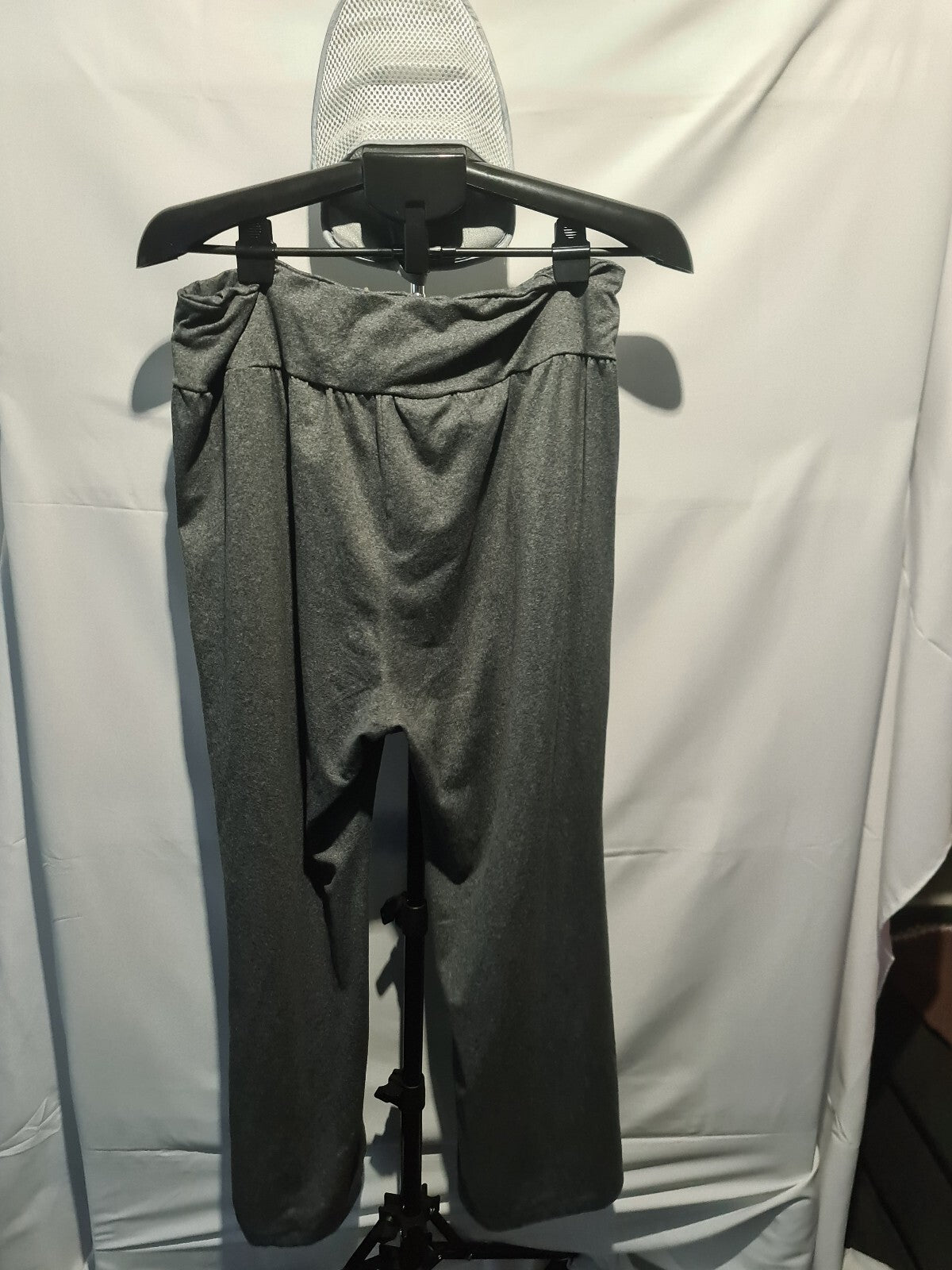 Dark grey loose fit trousers