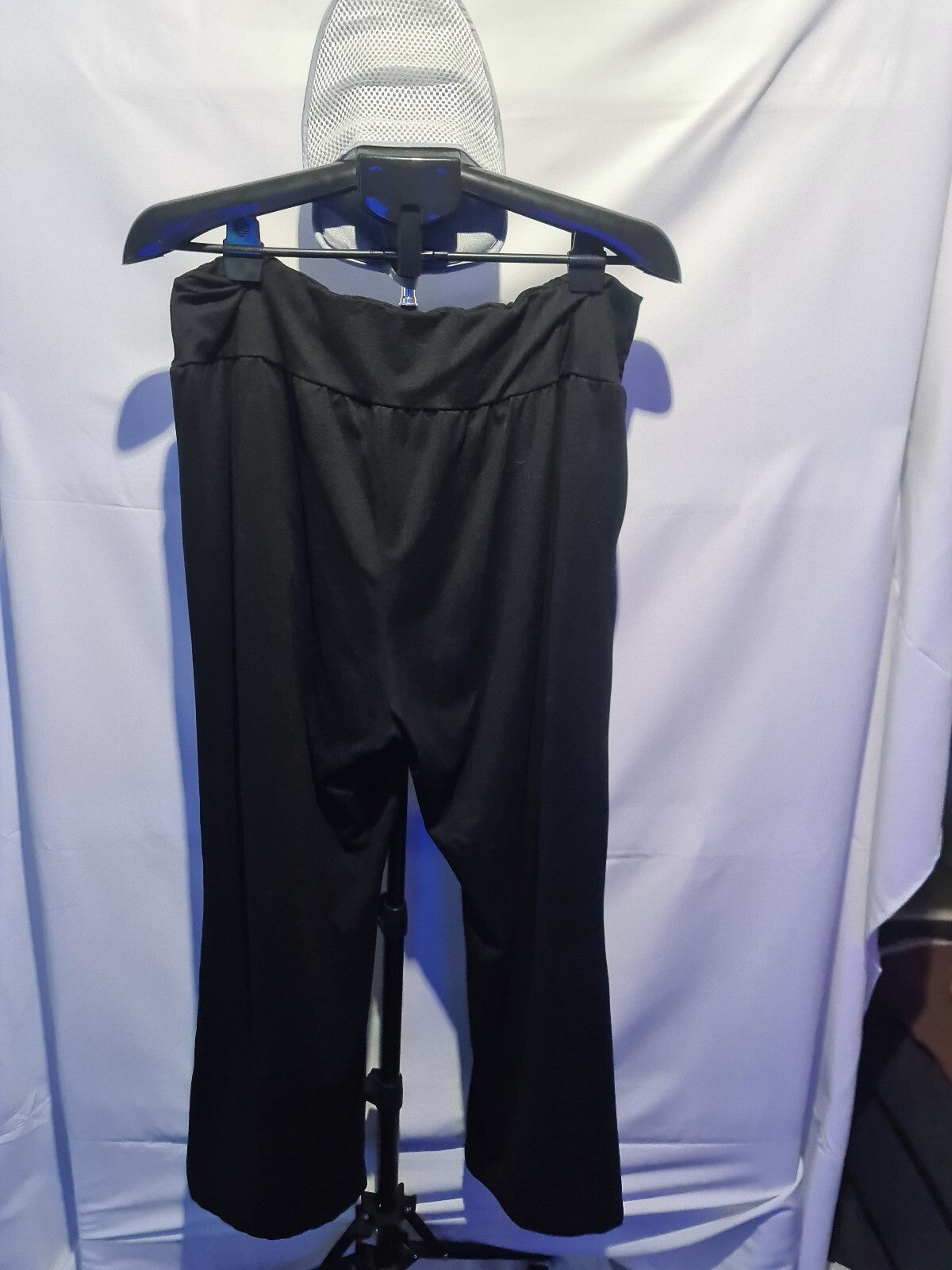 Black loose fit trousers