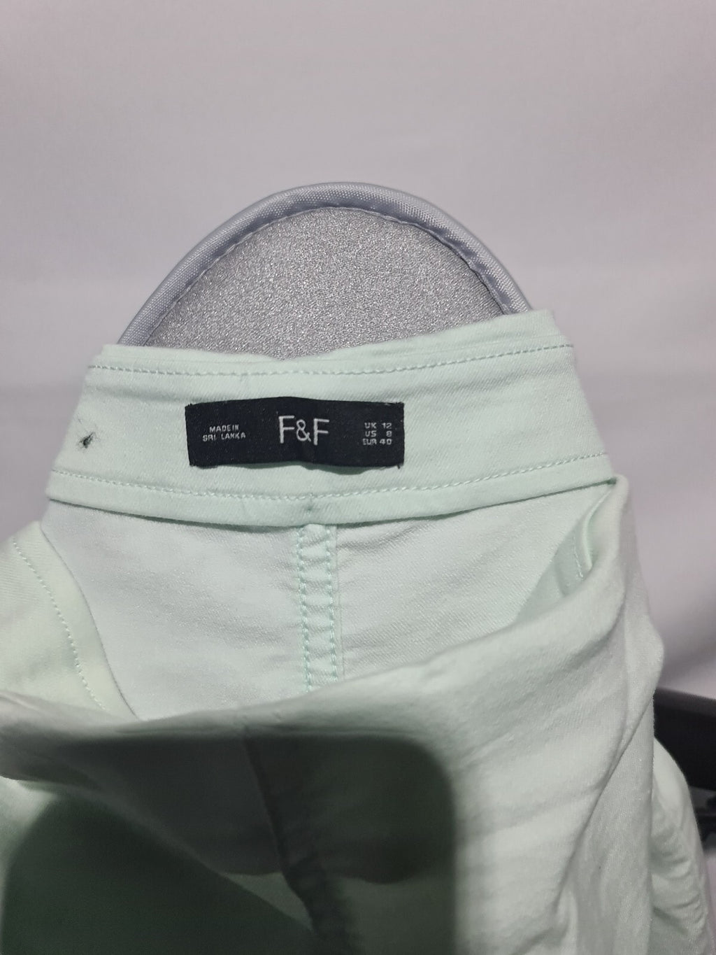 F&F mint cropped trousers