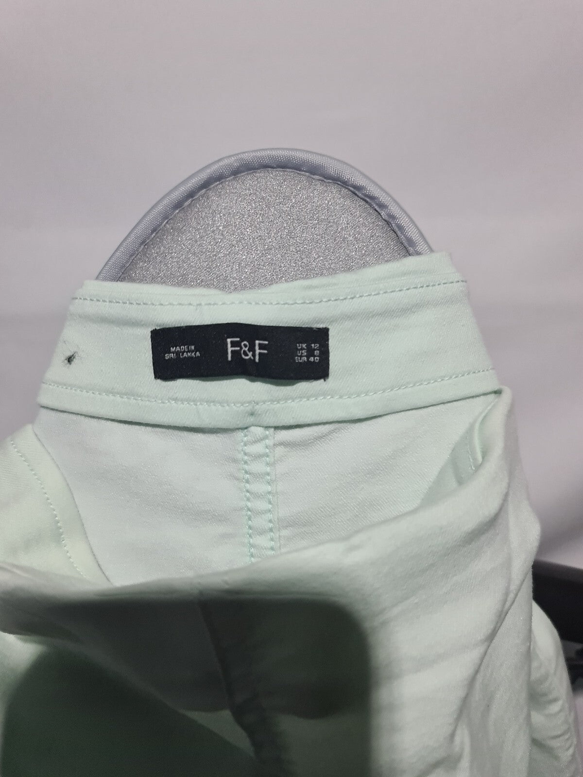 F&F mint cropped trousers