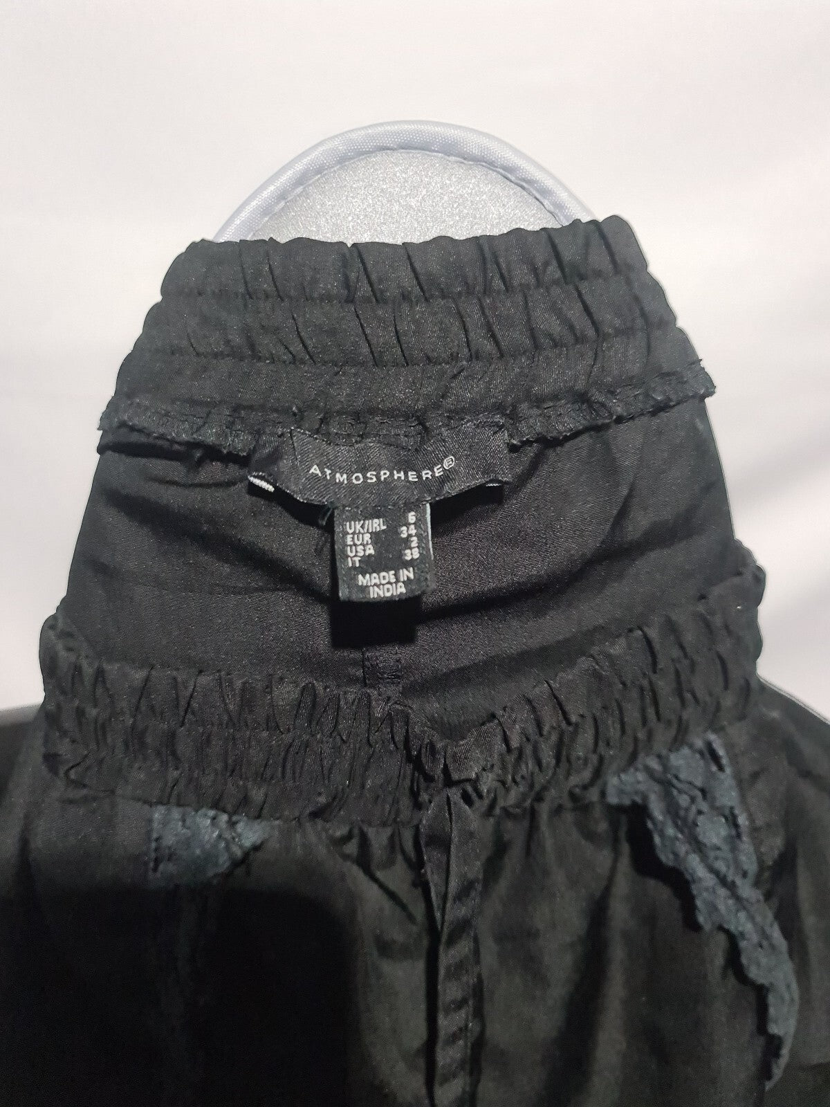 Atmosphere black lace trim shorts