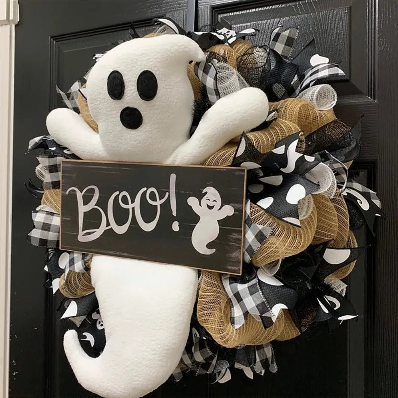 Cute Ghost Doll Wreath