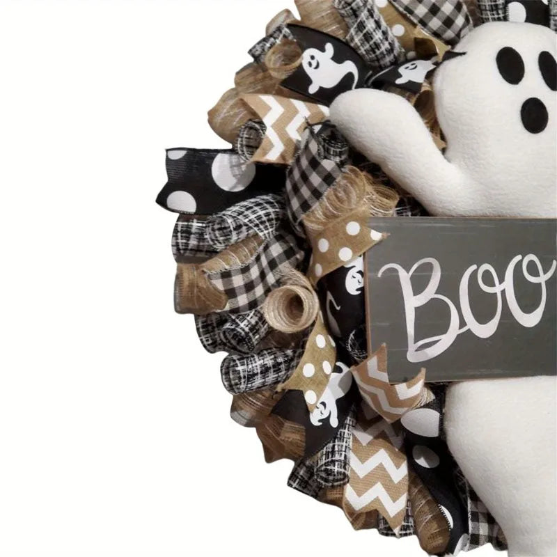 Cute Ghost Doll Wreath