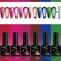 TARTU Cat Eye Gel Nail Polish Set 6 Colors 8ml