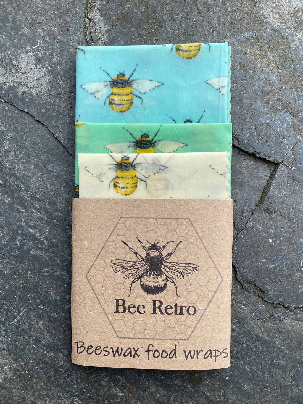 Blue Bee Eco Friendly Beeswax Food Wraps