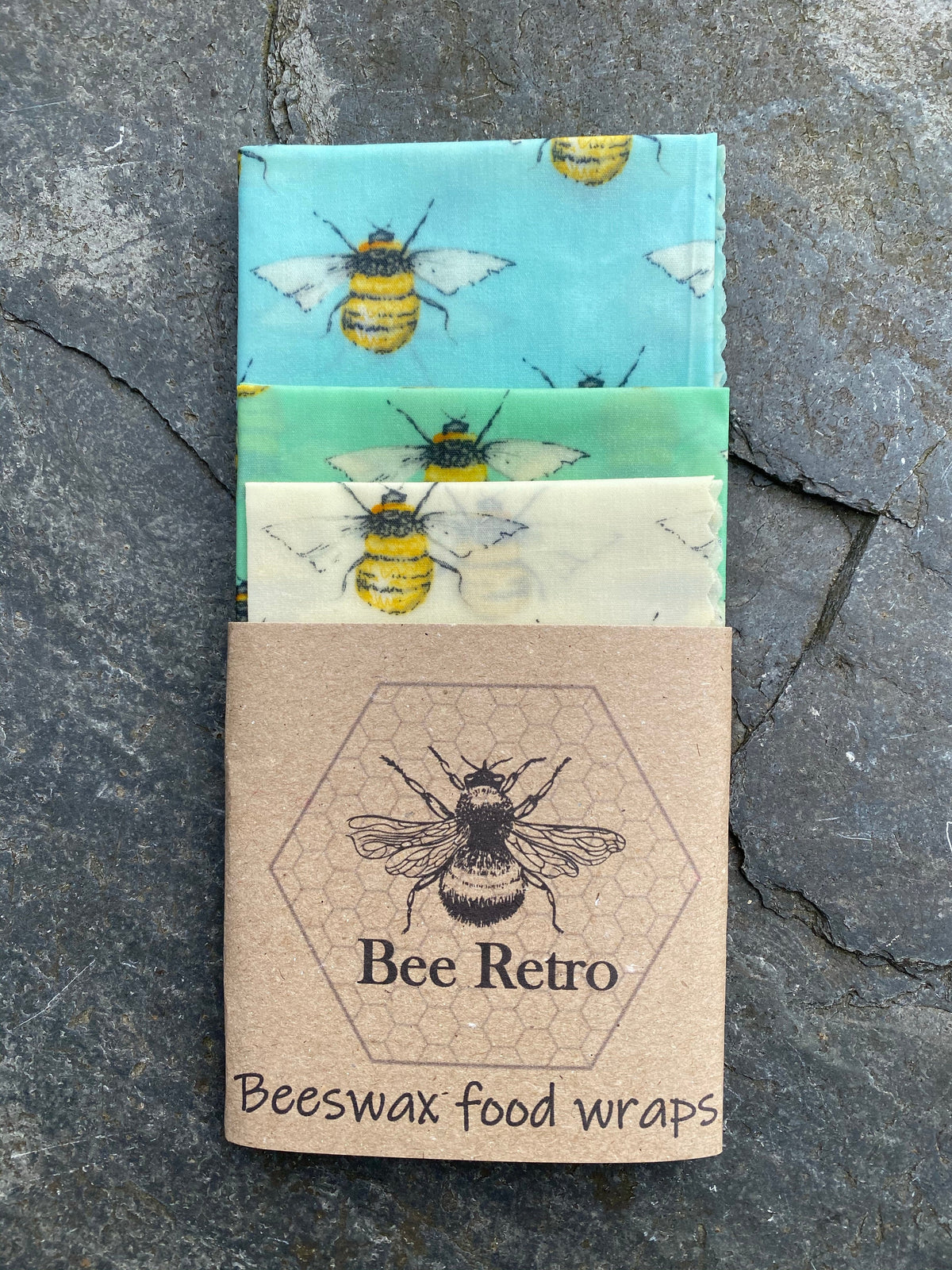 Blue Bee Eco Friendly Beeswax Food Wraps